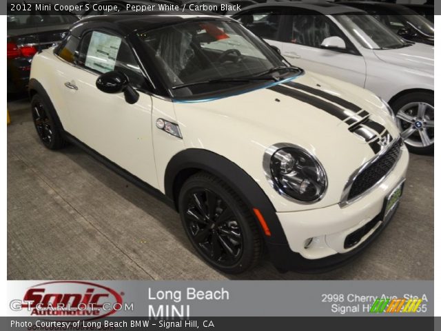 2012 Mini Cooper S Coupe in Pepper White