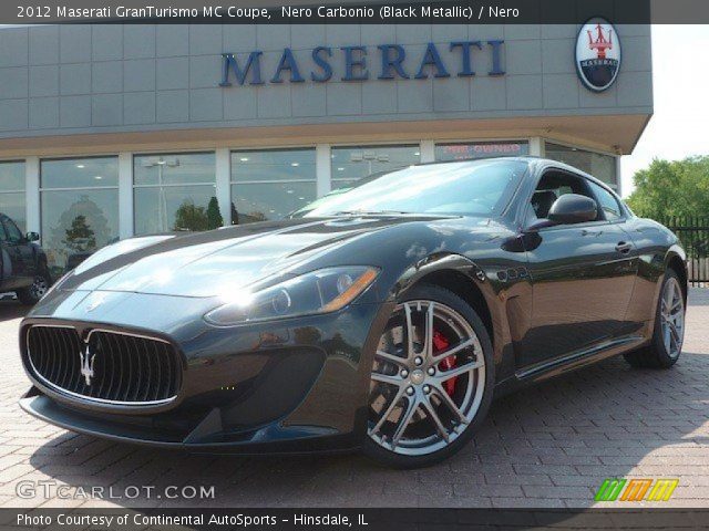 2012 Maserati GranTurismo MC Coupe in Nero Carbonio (Black Metallic)