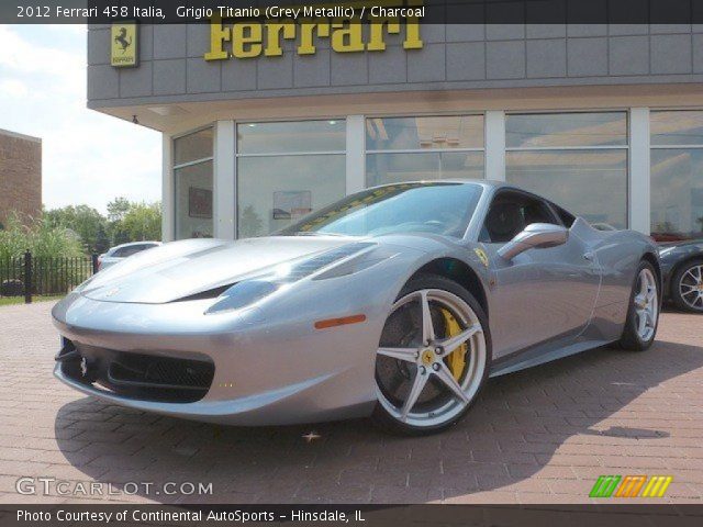 2012 Ferrari 458 Italia in Grigio Titanio (Grey Metallic)