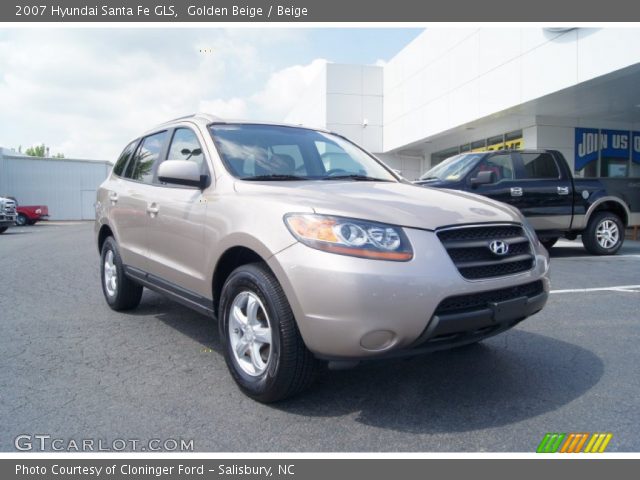 2007 Hyundai Santa Fe GLS in Golden Beige