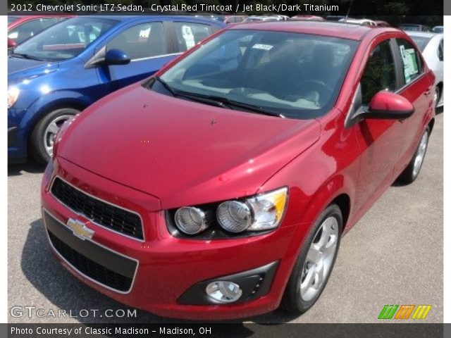 2012 Chevrolet Sonic LTZ Sedan in Crystal Red Tintcoat