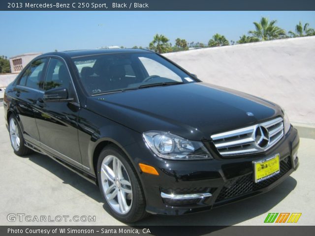 2013 Mercedes-Benz C 250 Sport in Black