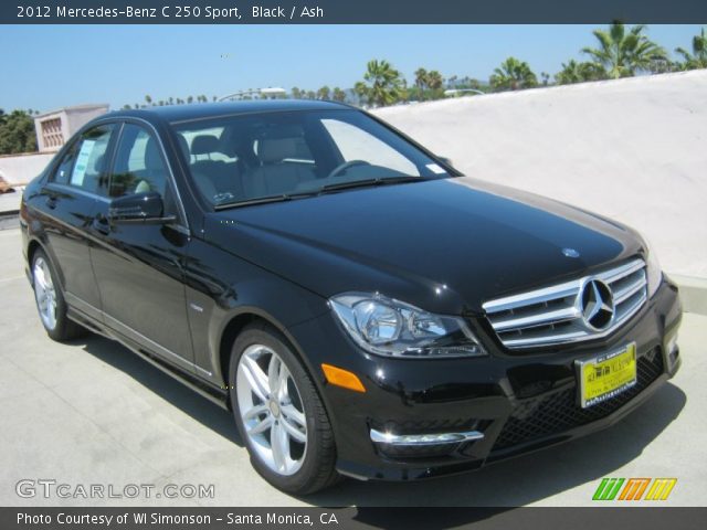 2012 Mercedes-Benz C 250 Sport in Black