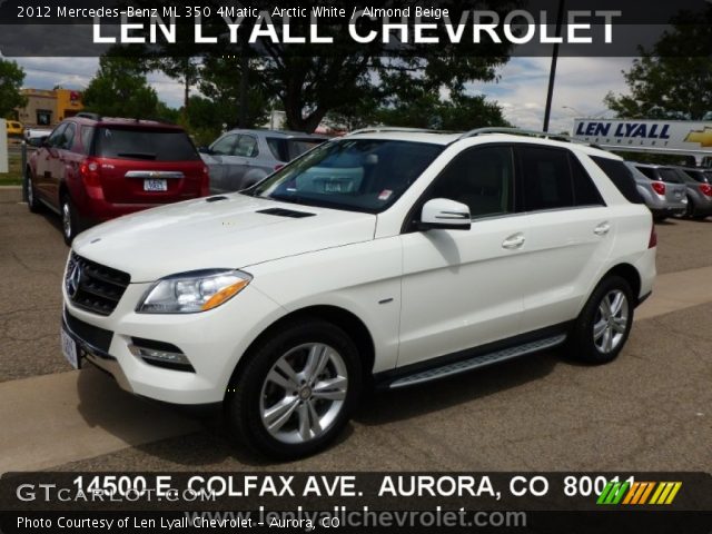 2012 Mercedes-Benz ML 350 4Matic in Arctic White