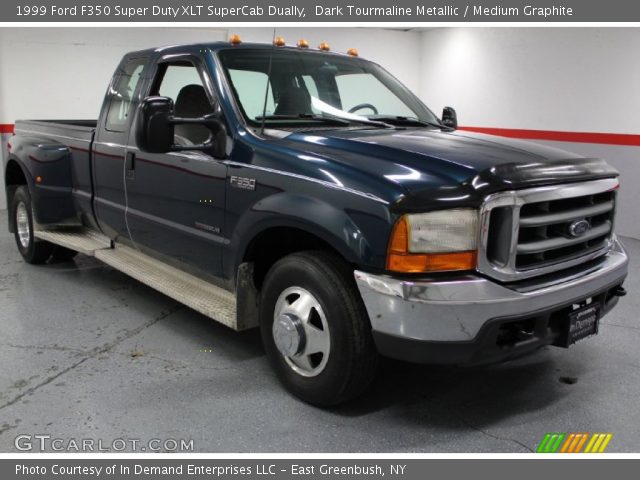 1999 Ford F350 Super Duty XLT SuperCab Dually in Dark Tourmaline Metallic