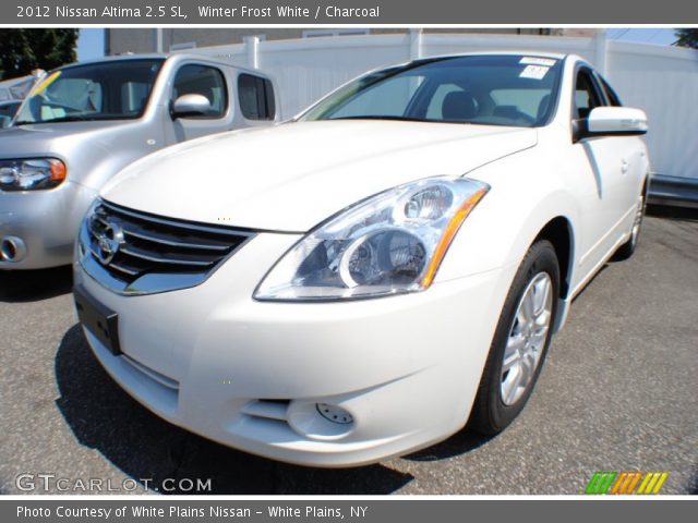 2012 Nissan Altima 2.5 SL in Winter Frost White
