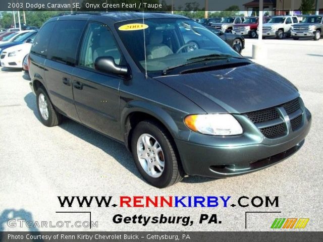 2003 Dodge Caravan SE in Onyx Green Pearl