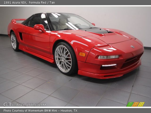 1991 Acura NSX  in Formula Red