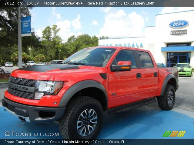 2012 Ford F150 SVT Raptor SuperCrew 4x4 in Race Red