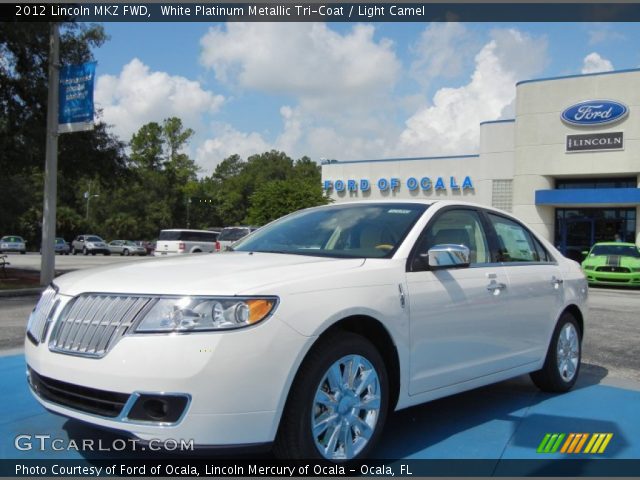 2012 Lincoln MKZ FWD in White Platinum Metallic Tri-Coat