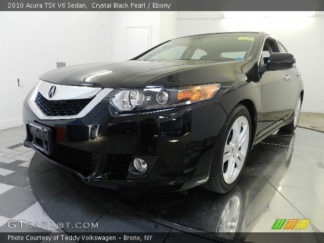 2010 Acura TSX V6 Sedan in Crystal Black Pearl
