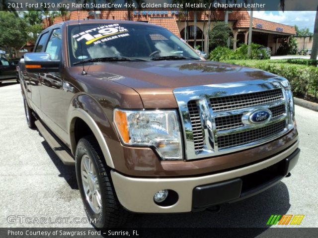 2011 Ford F150 King Ranch SuperCrew 4x4 in Golden Bronze Metallic