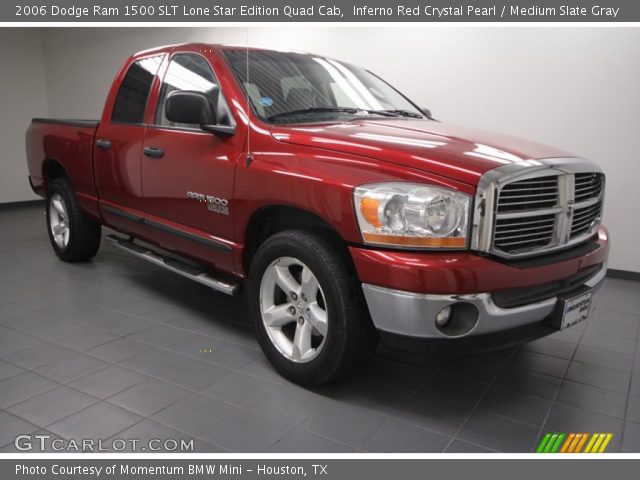 2006 Dodge Ram 1500 SLT Lone Star Edition Quad Cab in Inferno Red Crystal Pearl