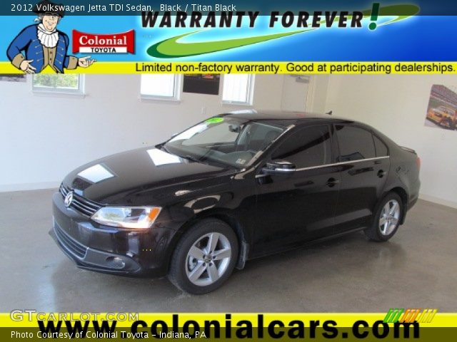 2012 Volkswagen Jetta TDI Sedan in Black
