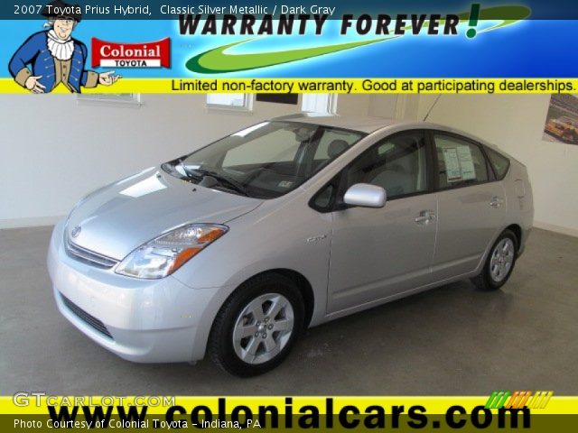 2007 Toyota Prius Hybrid in Classic Silver Metallic