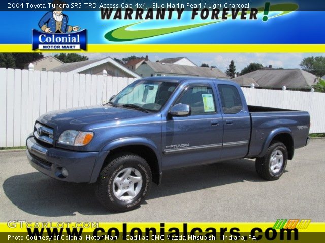 2004 Toyota Tundra SR5 TRD Access Cab 4x4 in Blue Marlin Pearl