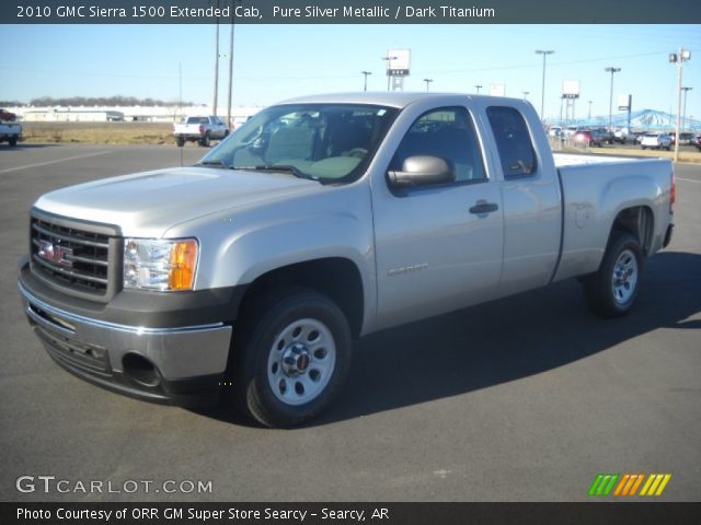 2010 GMC Sierra 1500 Extended Cab in Pure Silver Metallic