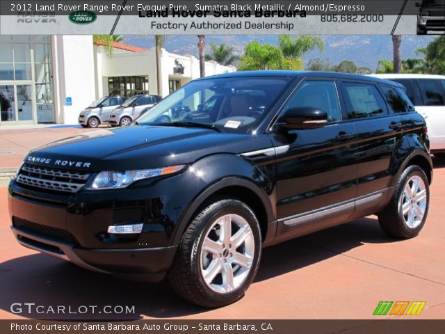 2012 Land Rover Range Rover Evoque Pure in Sumatra Black Metallic