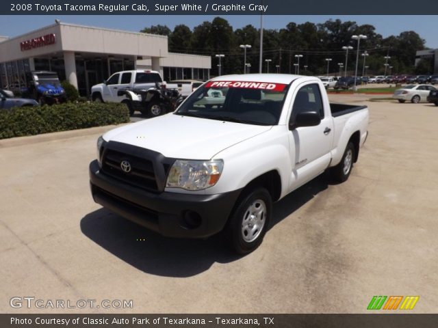 2008 Toyota Tacoma Regular Cab in Super White