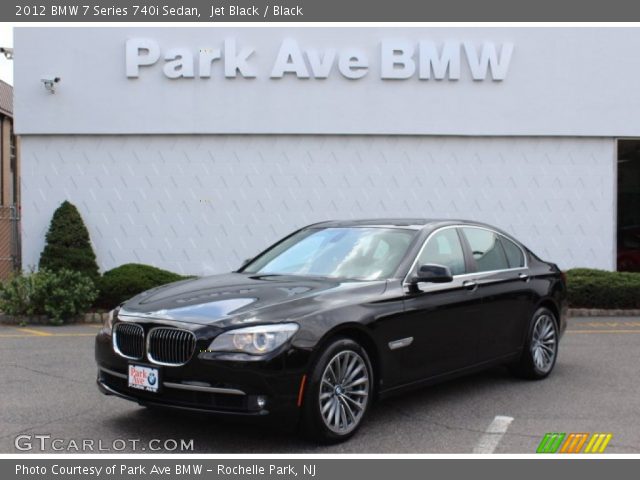 2012 BMW 7 Series 740i Sedan in Jet Black