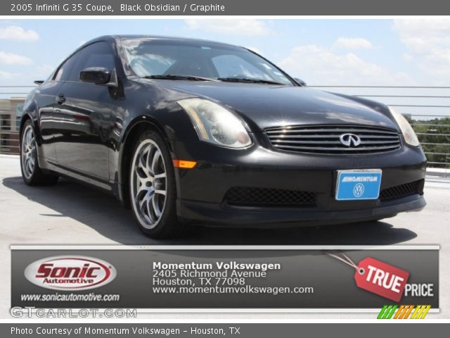 2005 Infiniti G 35 Coupe in Black Obsidian