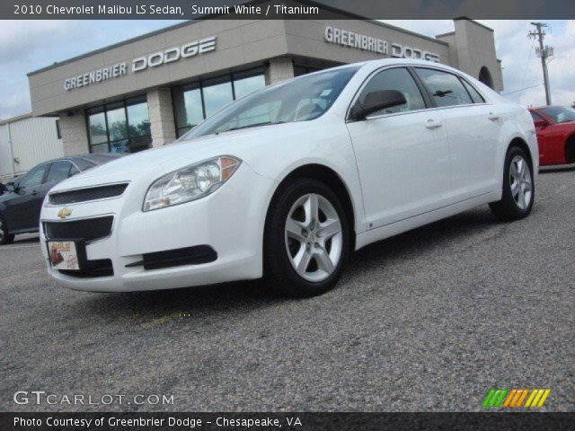 2010 Chevrolet Malibu LS Sedan in Summit White