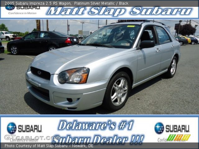 2005 Subaru Impreza 2.5 RS Wagon in Platinum Silver Metallic
