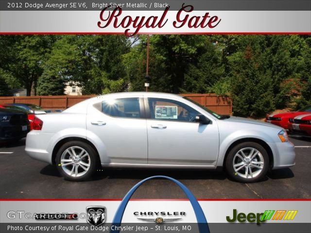 2012 Dodge Avenger SE V6 in Bright Silver Metallic