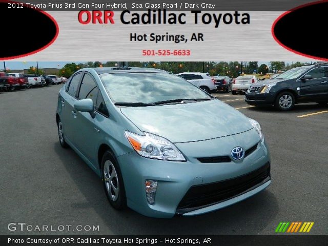 2012 Toyota Prius 3rd Gen Four Hybrid in Sea Glass Pearl