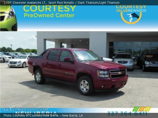 2007 Chevrolet Avalanche LT in Sport Red Metallic
