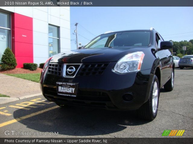 2010 Nissan Rogue SL AWD in Wicked Black