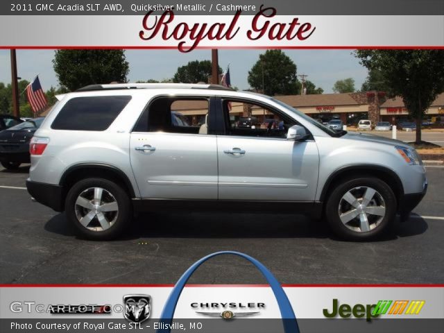 2011 GMC Acadia SLT AWD in Quicksilver Metallic