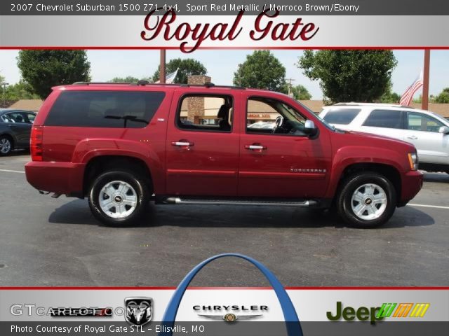 2007 Chevrolet Suburban 1500 Z71 4x4 in Sport Red Metallic