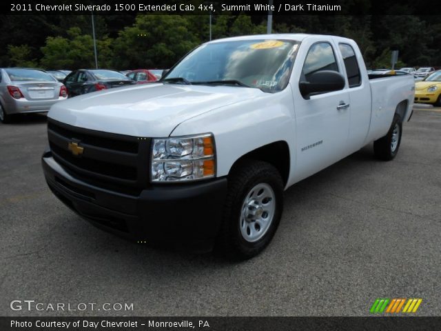 2011 Chevrolet Silverado 1500 Extended Cab 4x4 in Summit White