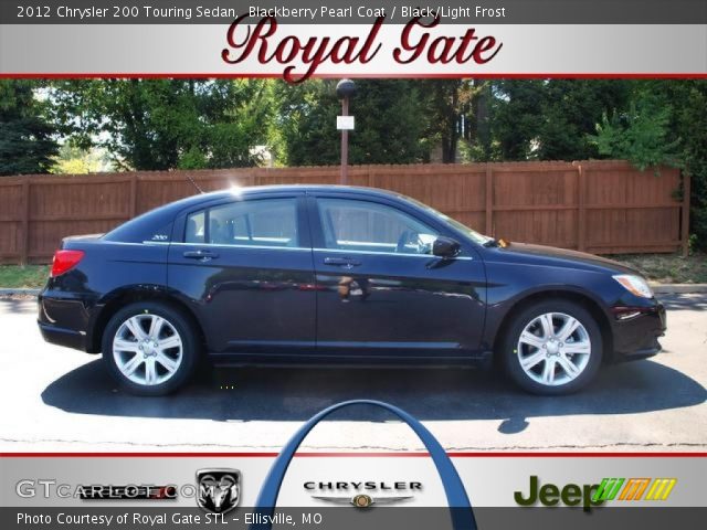 2012 Chrysler 200 Touring Sedan in Blackberry Pearl Coat