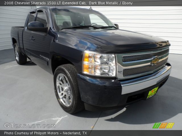 2008 Chevrolet Silverado 1500 LT Extended Cab in Dark Blue Metallic