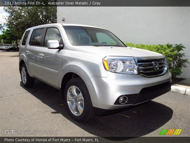 2012 Honda Pilot EX-L in Alabaster Silver Metallic