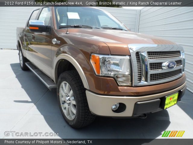 2012 Ford F150 King Ranch SuperCrew 4x4 in Golden Bronze Metallic