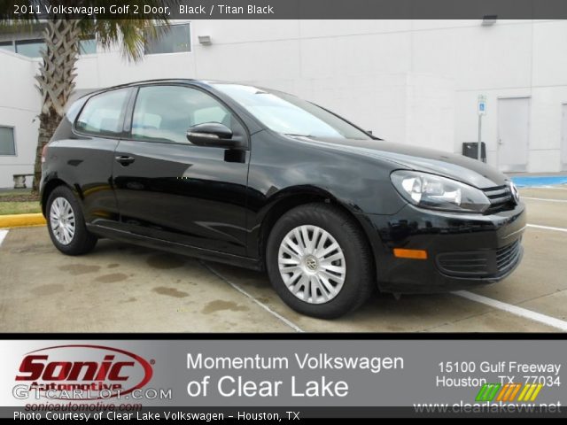 2011 Volkswagen Golf 2 Door in Black
