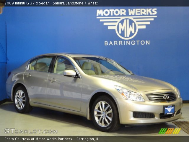 2009 Infiniti G 37 x Sedan in Sahara Sandstone