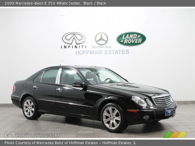 2009 Mercedes-Benz E 350 4Matic Sedan in Black
