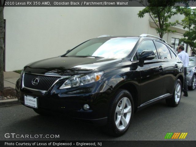 2010 Lexus RX 350 AWD in Obsidian Black