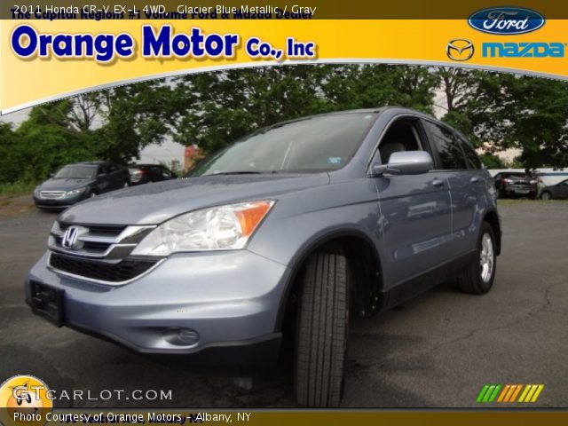 2011 Honda CR-V EX-L 4WD in Glacier Blue Metallic