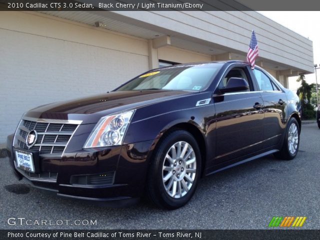 2010 Cadillac CTS 3.0 Sedan in Black Cherry