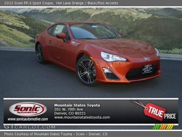 2013 Scion FR-S Sport Coupe in Hot Lava Orange