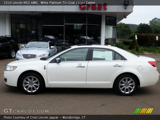 2010 Lincoln MKZ AWD in White Platinum Tri-Coat