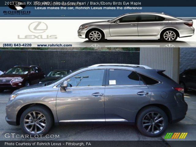 2013 Lexus RX 350 AWD in Nebula Gray Pearl