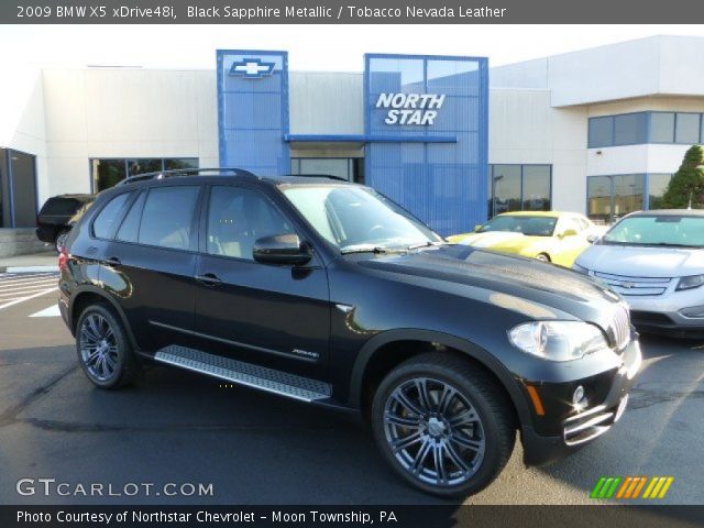 2009 BMW X5 xDrive48i in Black Sapphire Metallic