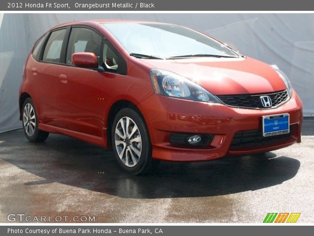 2012 Honda Fit Sport in Orangeburst Metallic