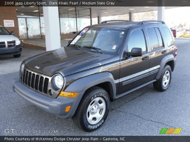 2006 Jeep Liberty Sport in Dark Khaki Pearl